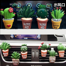 Load image into Gallery viewer, Creative 3D Simulation Plant Auto Air Conditioner Outlet Decoration Perfume Clip Air Freshener Car