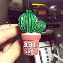 Load image into Gallery viewer, Creative 3D Simulation Plant Auto Air Conditioner Outlet Decoration Perfume Clip Air Freshener Car
