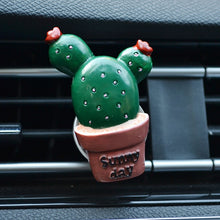 Load image into Gallery viewer, Creative 3D Simulation Plant Auto Air Conditioner Outlet Decoration Perfume Clip Air Freshener Car