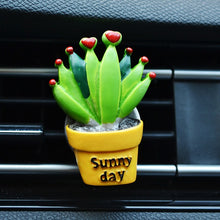 Load image into Gallery viewer, Creative 3D Simulation Plant Auto Air Conditioner Outlet Decoration Perfume Clip Air Freshener Car