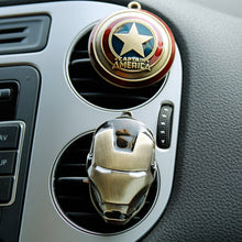 Load image into Gallery viewer, Car Styling Air Freshener Clip Air Condition Vent Perfume For The Avengers Marvel Spiderman Ironman Captain Fans