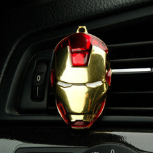 Load image into Gallery viewer, Car Styling Air Freshener Clip Air Condition Vent Perfume For The Avengers Marvel Spiderman Ironman Captain Fans