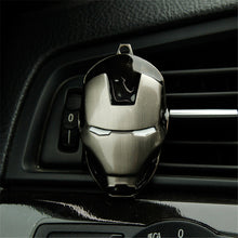 Load image into Gallery viewer, Car Styling Air Freshener Clip Air Condition Vent Perfume For The Avengers Marvel Spiderman Ironman Captain Fans