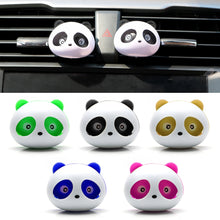 Load image into Gallery viewer, 2pcs Car Outlet Perfume Air Conditioning Vent Air Freshener Car Styling Cute Panda Eyes Will Jump Perfumes