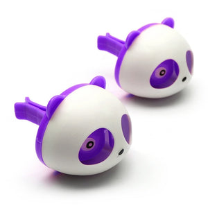 2pcs Car Outlet Perfume Air Conditioning Vent Air Freshener Car Styling Cute Panda Eyes Will Jump Perfumes