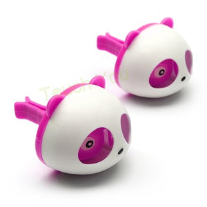 2pcs Car Outlet Perfume Air Conditioning Vent Air Freshener Car Styling Cute Panda Eyes Will Jump Perfumes