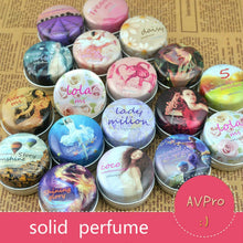 Load image into Gallery viewer, 15g Solid Perfume for  Women Portable Round Box Solid Perfume Long-lasting Balm Body Fragrance Skin Care Essential Oil